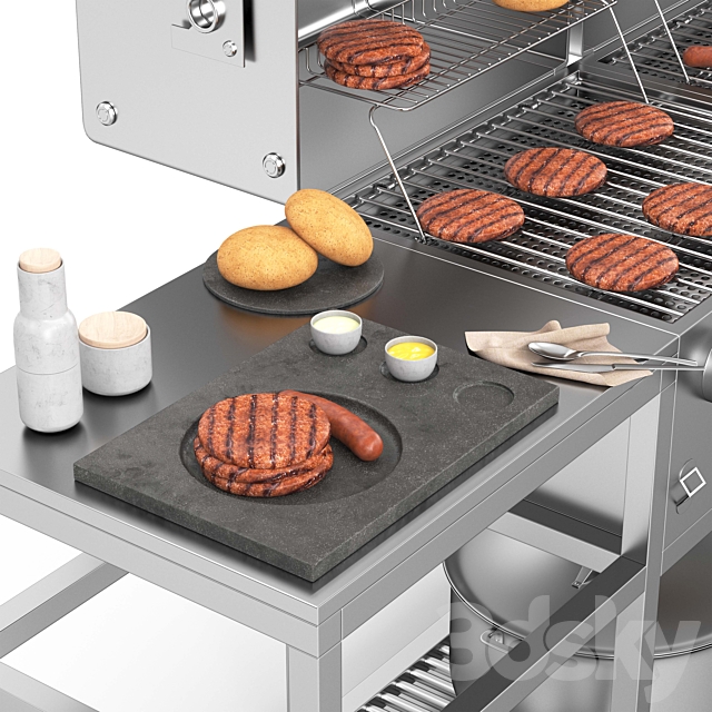 Barbecue 20 3ds Max - thumbnail 2