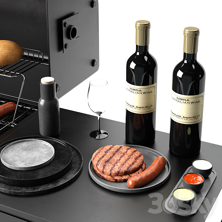 Barbecue 22 3DS Max - thumbnail 2