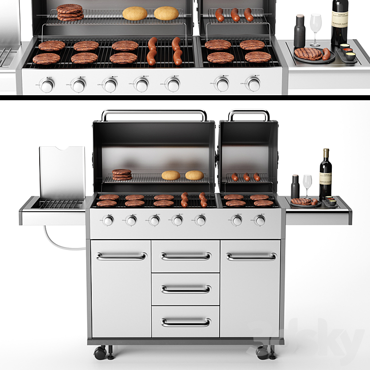 Barbecue 23 3DS Max - thumbnail 1