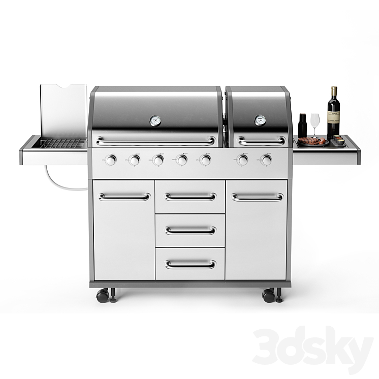 Barbecue 23 3DS Max - thumbnail 2