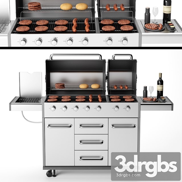 Barbecue 231 3dsmax Download - thumbnail 1