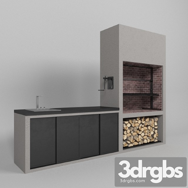 Barbecue 3dsmax Download - thumbnail 1