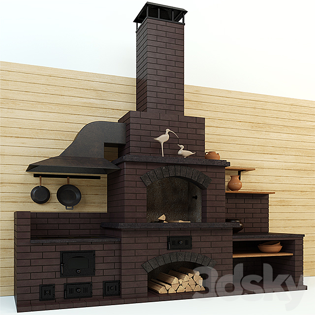 Barbecue 3DSMax File - thumbnail 2