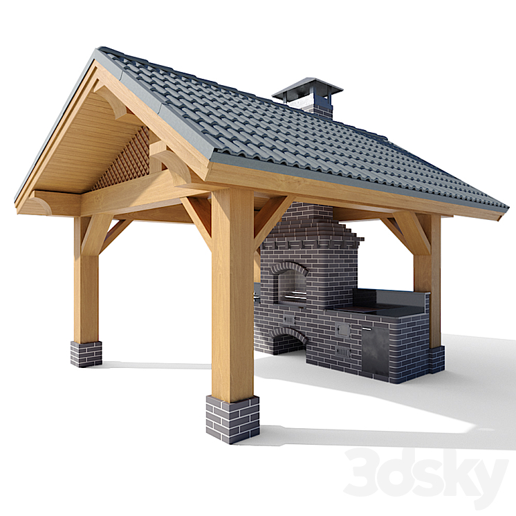 Barbecue 4 3DS Max - thumbnail 1