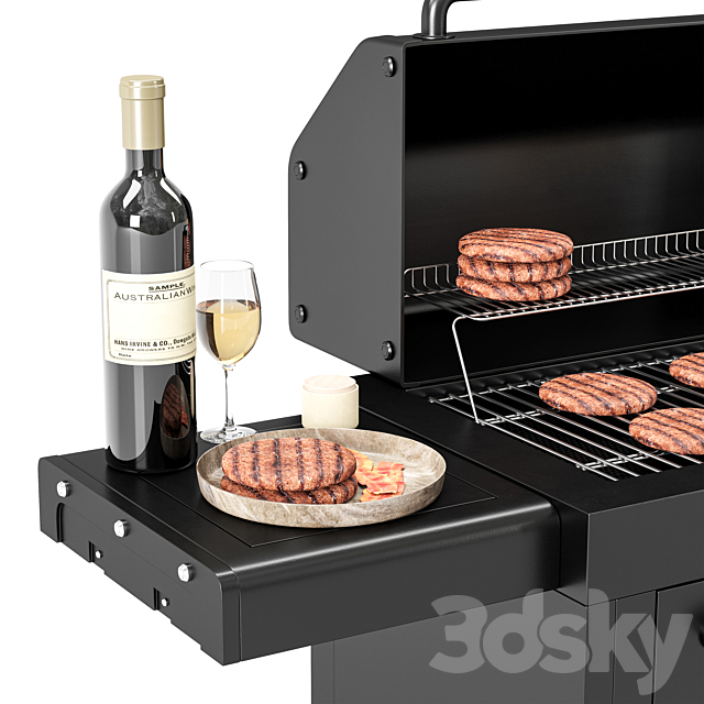 Barbecue 43 3DS Max Model - thumbnail 4