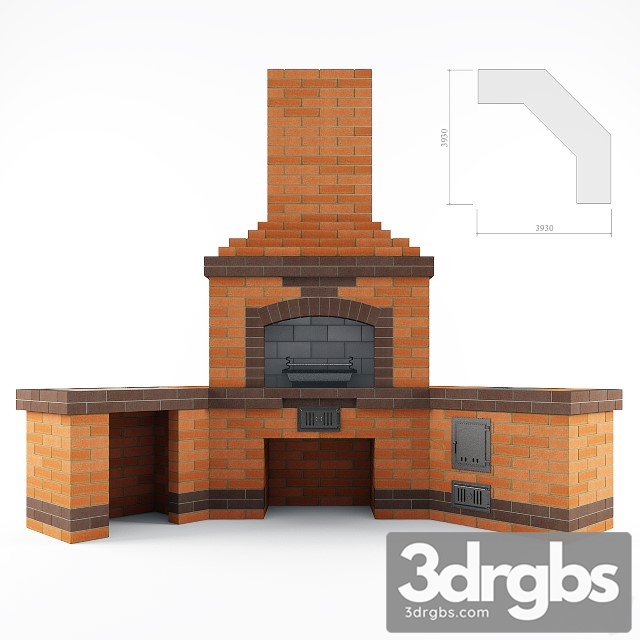 Barbecue BBQ 3dsmax Download - thumbnail 1