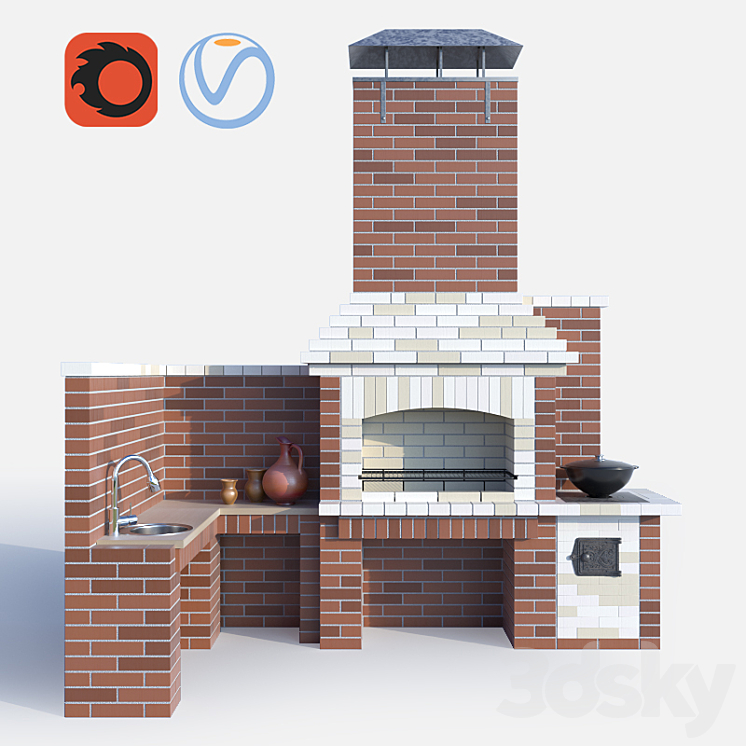 BBQ 2 3DS Max - thumbnail 1