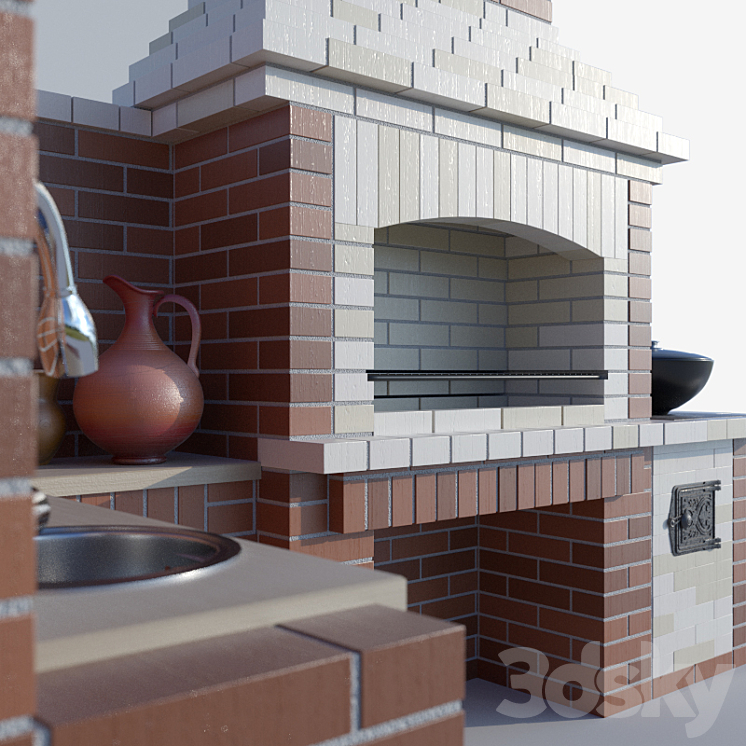 BBQ 2 3DS Max - thumbnail 2