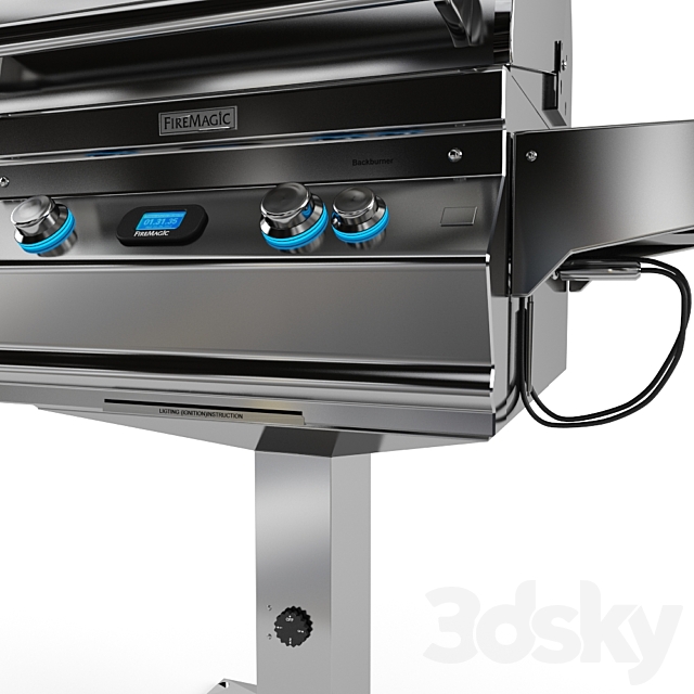 BBQ – Grill FireMagic MODEL A430 3ds Max - thumbnail 2