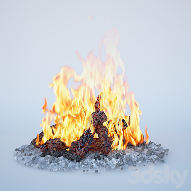 Bonfire 3DS Max - thumbnail 1