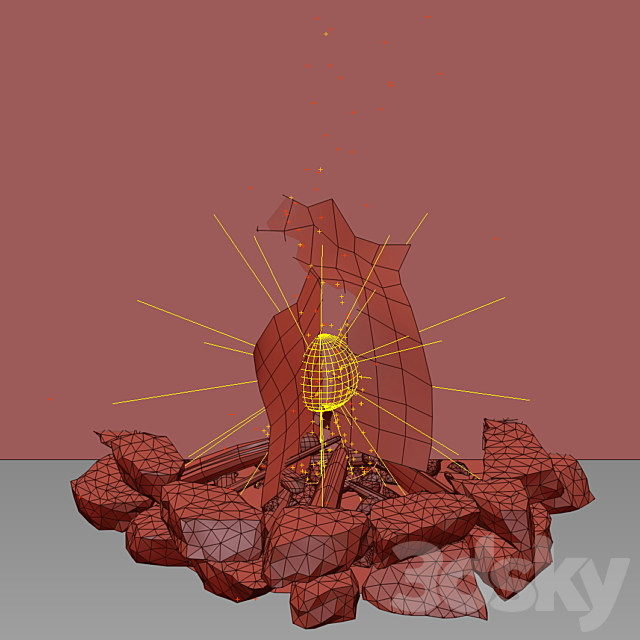 Bonfire 3DSMax File - thumbnail 3