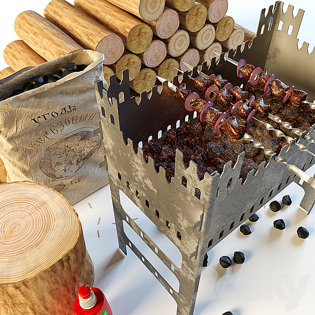 Brazier 3ds Max - thumbnail 2