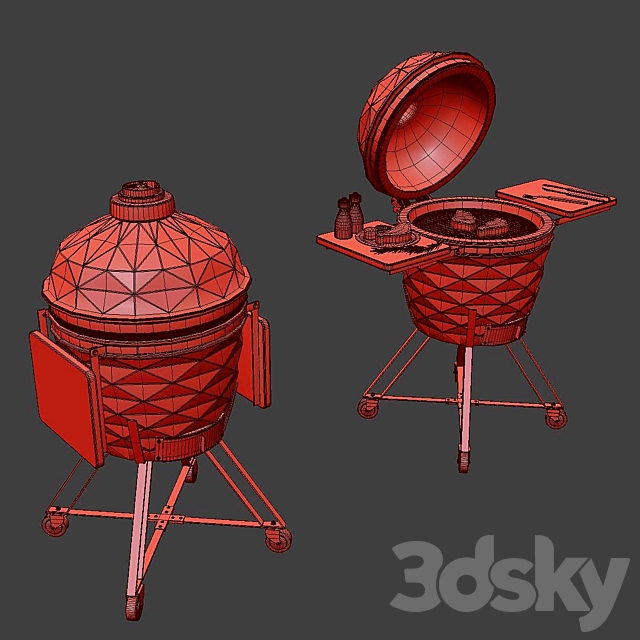 Camado_grill _ Camado Grill 3DS Max Model - thumbnail 5