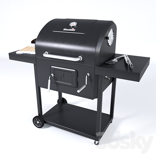 Charcoal grill CHAR-BROIL CHARCOAL 30 3ds Max - thumbnail 1