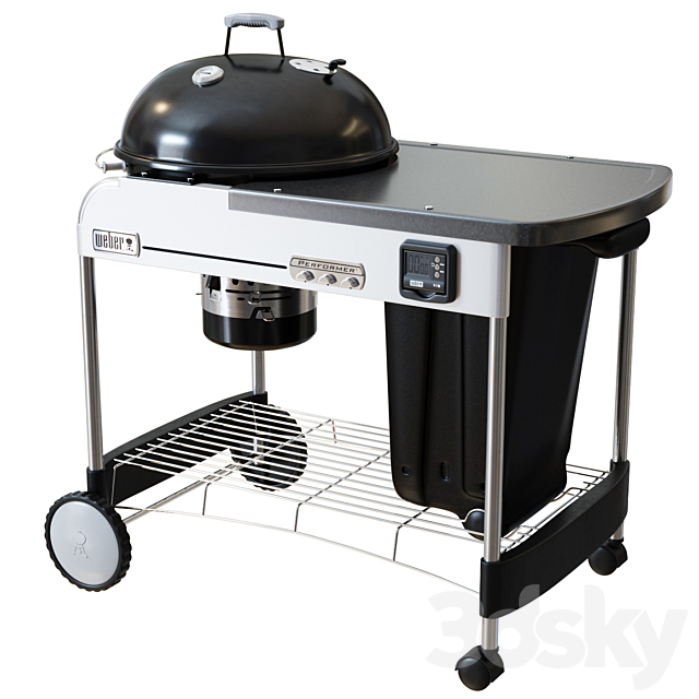 Charcoal Grill Deluxe GBS 3DSMax File - thumbnail 1