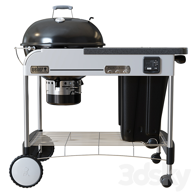 Charcoal Grill Deluxe GBS 3DSMax File - thumbnail 3