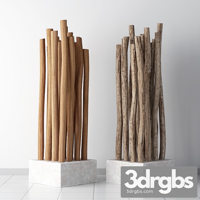 Decor Dry Dranches 3dsmax Download - thumbnail 1