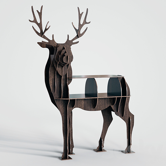 Deer table 3ds Max - thumbnail 1