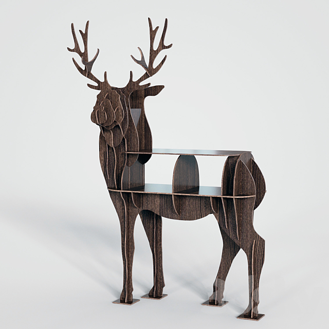 Deer table 3ds Max - thumbnail 2