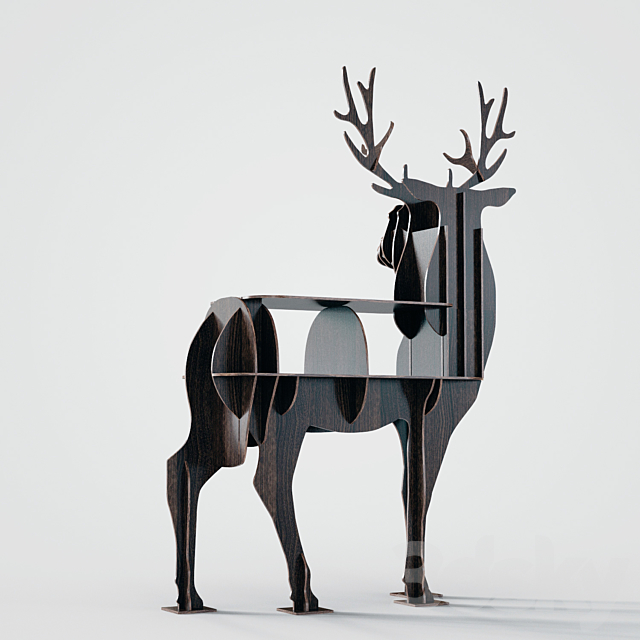 Deer table 3ds Max - thumbnail 3