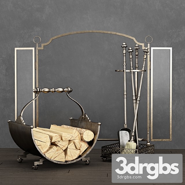 Fireplace Accessories 3dsmax Download - thumbnail 1