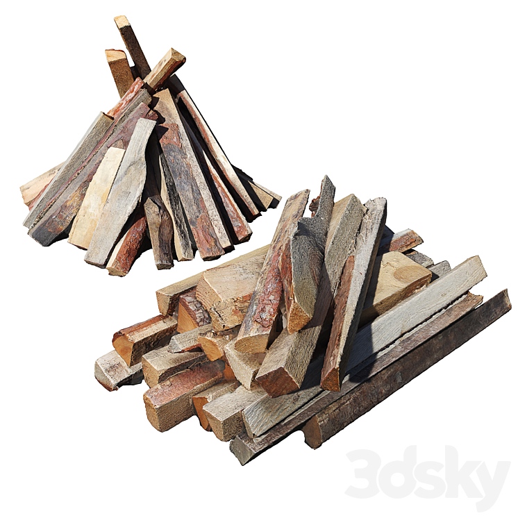 Firewood 3DS Max - thumbnail 1