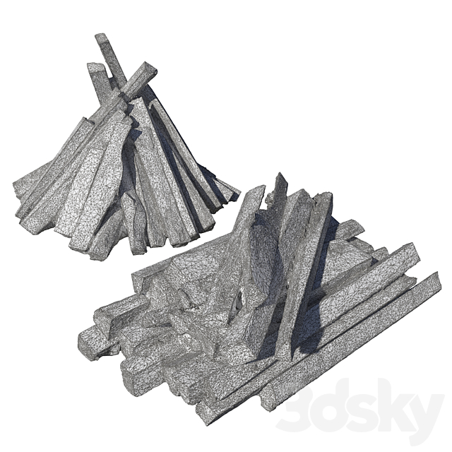 Firewood 3DSMax File - thumbnail 3