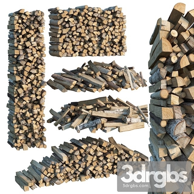 Firewood Big 3dsmax Download - thumbnail 1