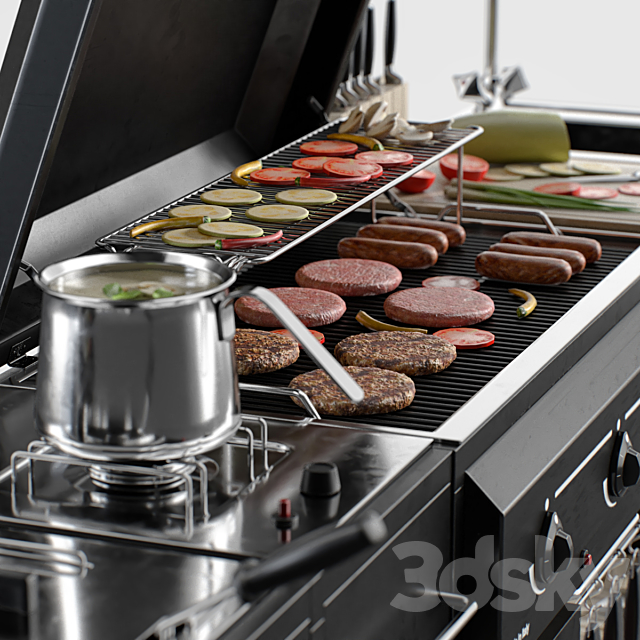 Gas grill Mr.Chef 3DSMax File - thumbnail 2