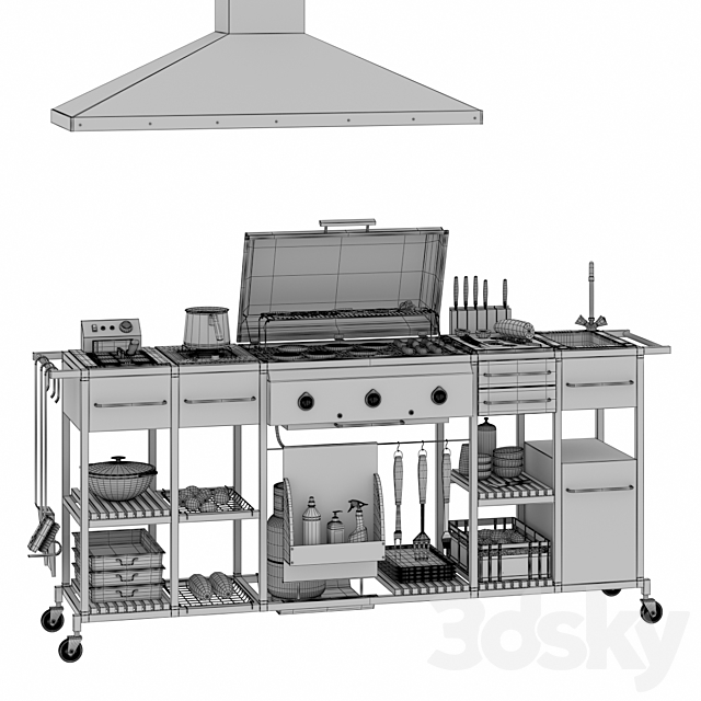 Gas grill Mr.Chef 3DSMax File - thumbnail 5