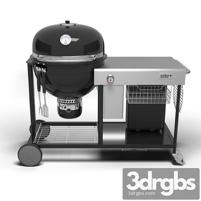 Grill Weber Summit Charcoal 3dsmax Download - thumbnail 1