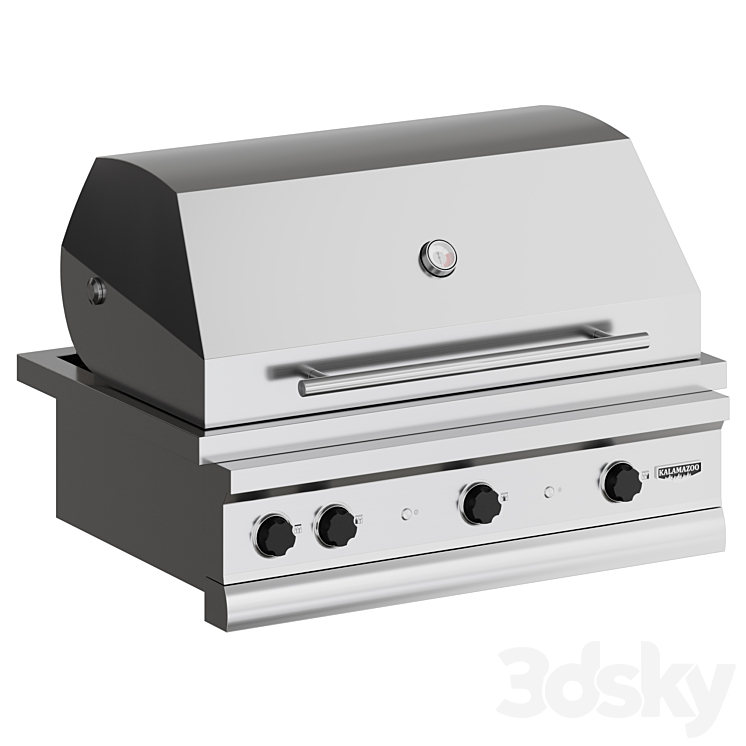 Kalamazoo GAS GRILL | barbecue 3DS Max - thumbnail 1