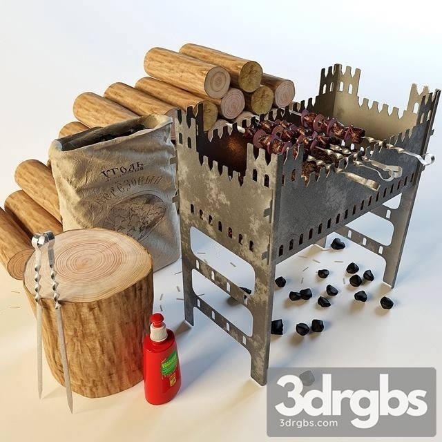 Mangal Firewood 3dsmax Download - thumbnail 1