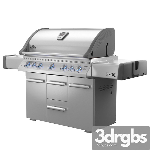 Napoleon lex 730 rsbi gas grill bbq 3dsmax Download - thumbnail 1