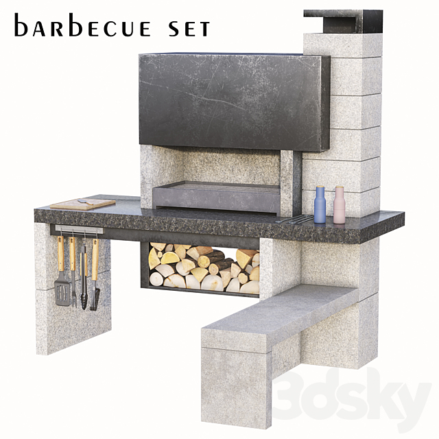 New Jersey Barbecue Grill (1 Barbecue) 3ds Max - thumbnail 1