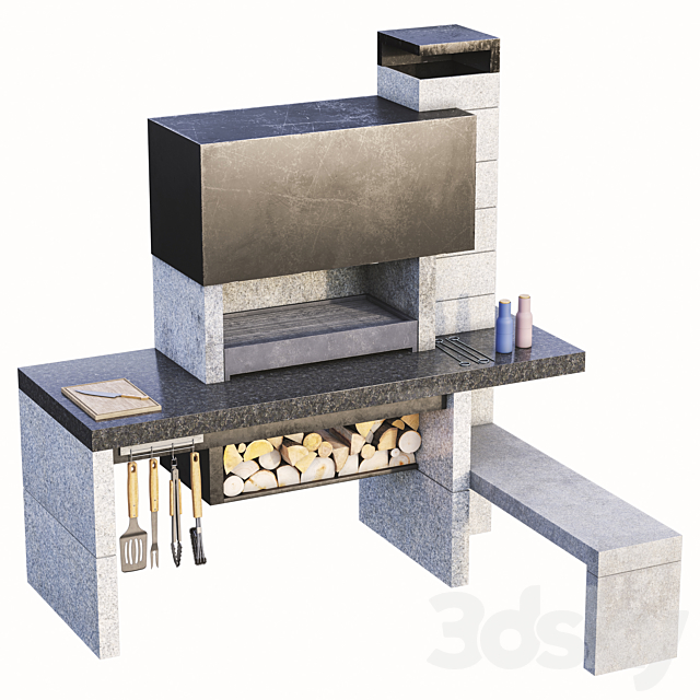 New Jersey Barbecue Grill (1 Barbecue) 3ds Max - thumbnail 2