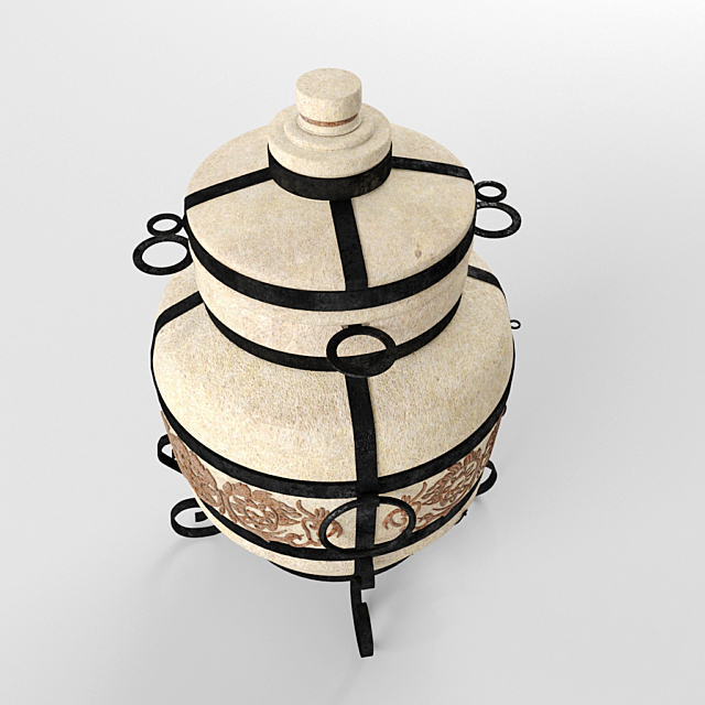 tandoor 3DS Max Model - thumbnail 2