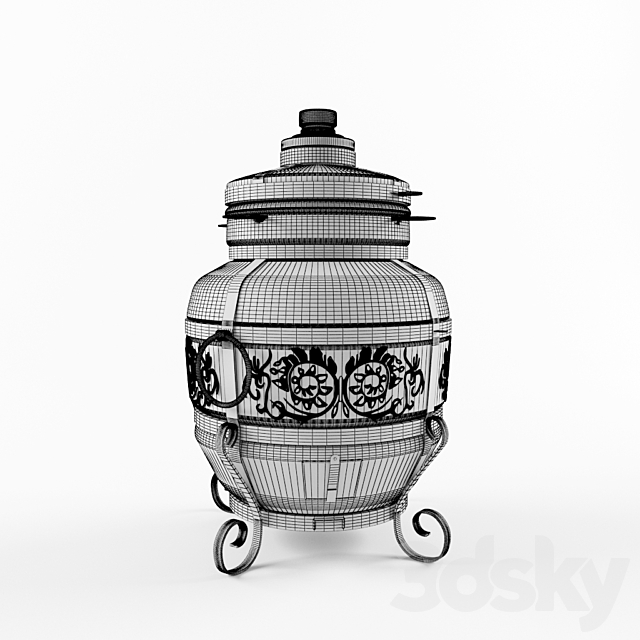 tandoor 3DS Max Model - thumbnail 3