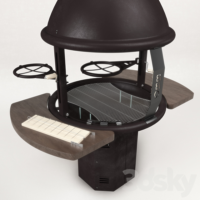 Tundra Grill BBQ 3DS Max Model - thumbnail 3