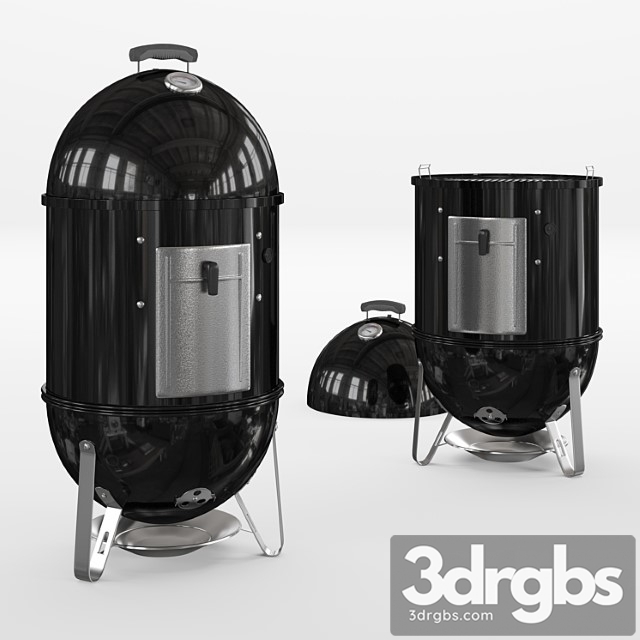 Weber smokey mountain cooker 3dsmax Download - thumbnail 1