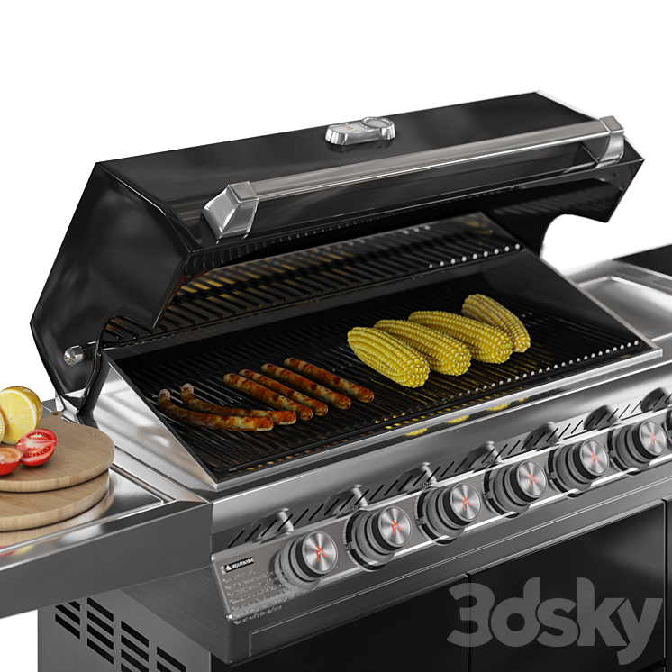 Whistler Outdoor Grill 3DS Max - thumbnail 2