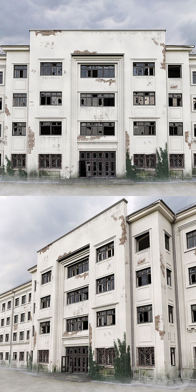 Abandoned Hospital \/ abandoned hospital 3DS Max - thumbnail 2