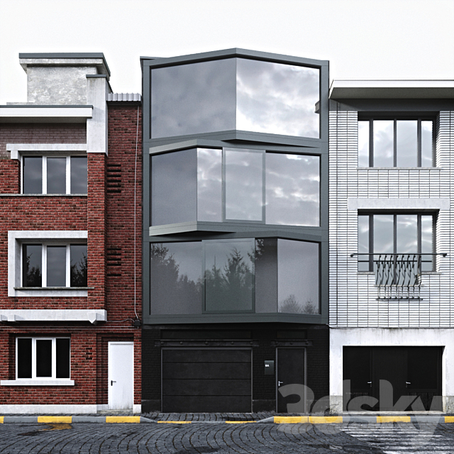 ABEEL facade 3DSMax File - thumbnail 1