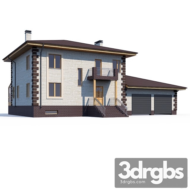 ABS House V125 3dsmax Download - thumbnail 1