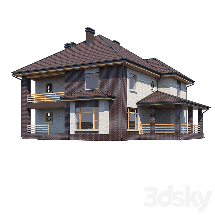 ABS House V167 3DS Max - thumbnail 1