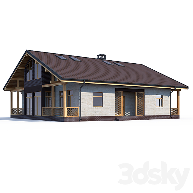 ABS House V183 3ds Max - thumbnail 1