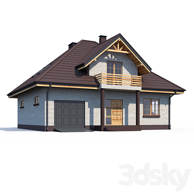 ABS House V195 3ds Max - thumbnail 1