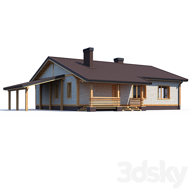 ABS House V197 3ds Max - thumbnail 1