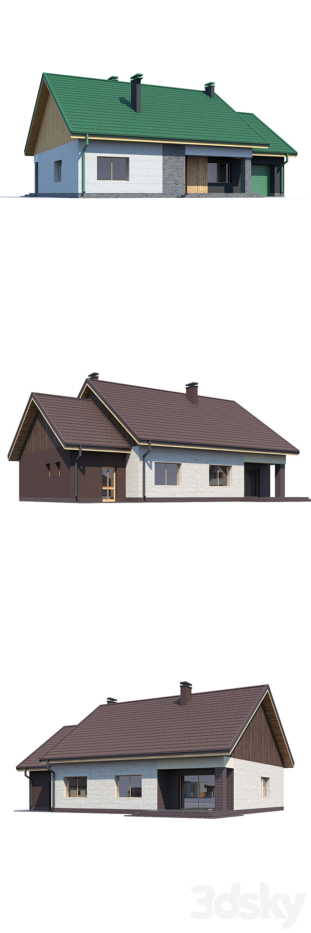 ABS House V207 3DS Max Model - thumbnail 3