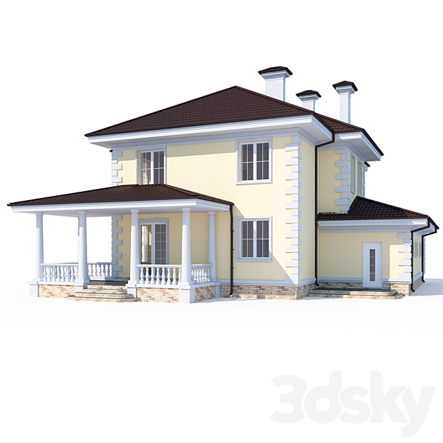 ABS House V25 3ds Max - thumbnail 2